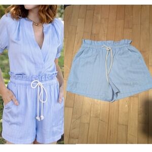 NWT Greylin | Dan Pinstripe Paperbag Shorts